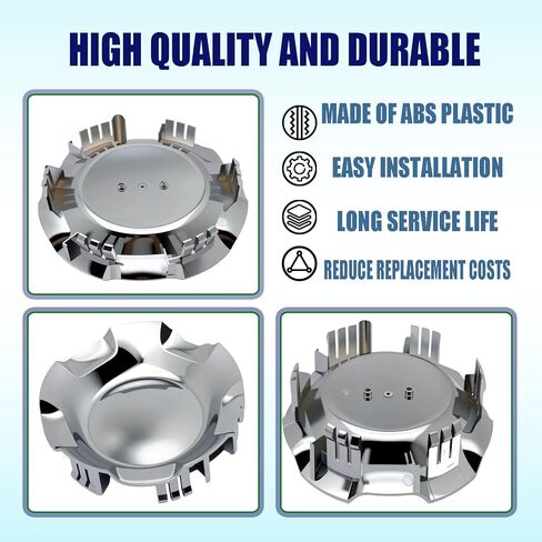 4 قطع من أغطية مركز العجلات (عجلات مقاس 20 بوصة بخمسة أذرع فقط) مناسبة لسيارة شيفروليه سيلفرادو أفالانش 2007-2013 سوبربان تاهو 2007-2014 يستبدل 9597686، 9595152 in Kuwait