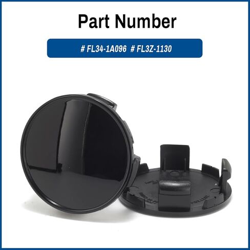 2.5In Wheel Center Cap for 2015-2025 Ford F150 Expedition Ranger Taurus Bronco Rim Hubcap PN: HL3V-1A096 HL3Z-1A096 HL3Z-1130 KL3V-1A096 ML3V-1A096, 4 PCS, Gloss Black in Saudi Arabia