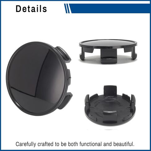 2.5In Wheel Center Cap for 2015-2025 Ford F150 Expedition Ranger Taurus Bronco Rim Hubcap PN: HL3V-1A096 HL3Z-1A096 HL3Z-1130 KL3V-1A096 ML3V-1A096, 4 PCS, Gloss Black in Saudi Arabia