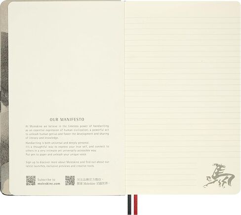 إصدار محدود من Moleskine دفتر عام 2026 للخط العربي، غطاء صلب، كبير (5 بوصة × 8.25 بوصة) مسطر/مسطر، رمادي فاتح، 176 صفحة in Saudi Arabia