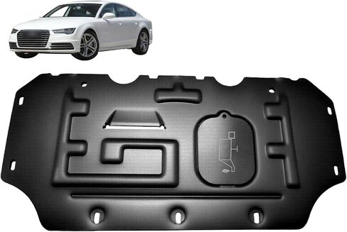 Front Engine Splash Shield Fit for Audi A7 2012-2018 Engine Case Guards Suitable for Audi A7 Under Engine Cover Mud Flaps Directly Replace Original in Kuwait