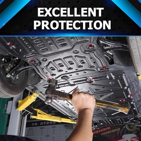 Front Engine Splash Shield Fit for Audi A7 2012-2018 Engine Case Guards Suitable for Audi A7 Under Engine Cover Mud Flaps Directly Replace Original in Kuwait