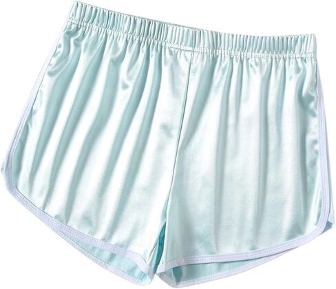 Satin Running Shorts for Women High Waisted Beach Short 2026 Summer Comfy Loose Athletic Workout Yoga Dolphin Shorts in Saudi Arabia