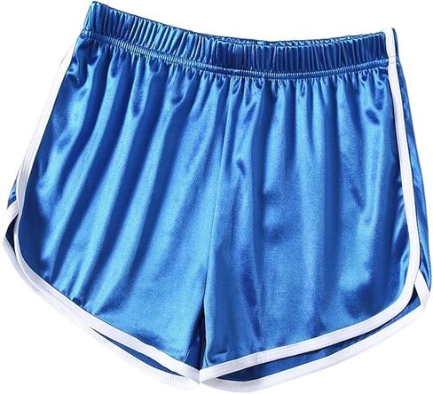 Satin Running Shorts for Women High Waisted Beach Short 2026 Summer Comfy Loose Athletic Workout Yoga Dolphin Shorts in Saudi Arabia