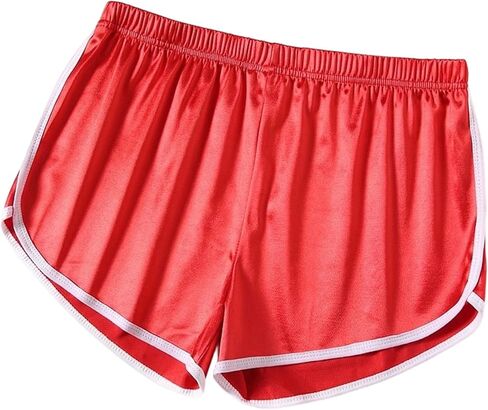 Satin Running Shorts for Women High Waisted Beach Short 2026 Summer Comfy Loose Athletic Workout Yoga Dolphin Shorts in Saudi Arabia