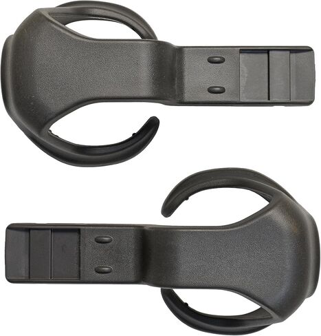 52124622 2PCS Front Cup Holder Inserts Dash Cup Holder Trim for 2017-2022 Chevy S10 Colorado Trailblazer, RG Crew Space Single Cab (Black) in Saudi Arabia