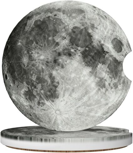 Marble Golden 2 Pack Car Cup Holder Coasters Absorbent Ceramic Drink Coasters 2.56" Universal Anti Slip Cup Mat with Non-Scratch Cork Base Finger Notch Auto Accessories Interior for Women Men in Kuwait