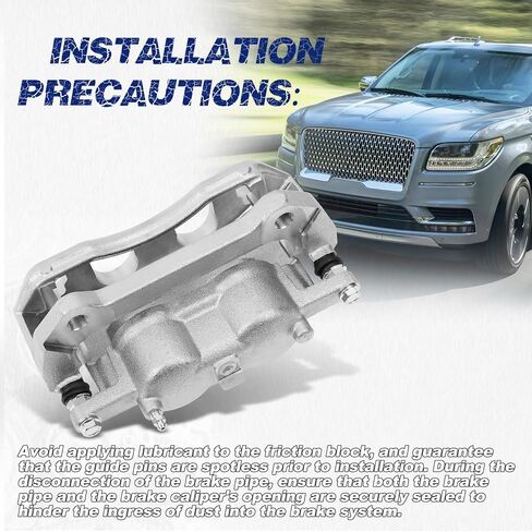 Front Left Brake Caliper Compatible with Ford Expedition F-150 / Lincoln Mark LT Navigator # AL3Z2B121A, AL3Z2B121AA, 18-B5237, 18-P5237, 18-5237, 18B5237, 18P5237, 185237 in Saudi Arabia