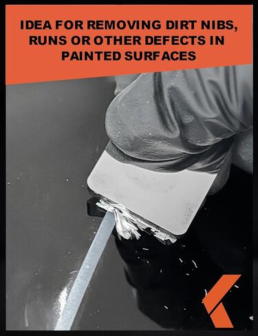 Tungsten Denibbing Blade File Tool 2-in-One Automotive Paint Stripper and Sanding Pad Block for Removing Dust, Paint Imperfections or Stains in Kuwait