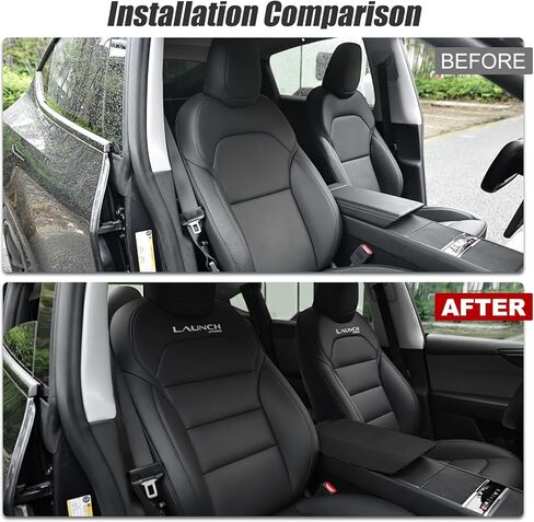 Seat Covers for Model Y Juniper Black Nappa Leather Seat Protector Set for Model Y Juniper Interior Accessories 2025 2026 in Kuwait