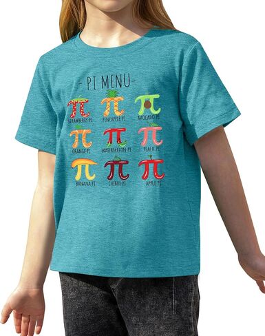 تي شيرت Pi Day للأطفال الصغار والأولاد والبنات لمحبي الرياضيات تي شيرت Happy Pi Day Gifts جرافيك تي شيرت للأطفال بأكمام قصيرة in Kuwait