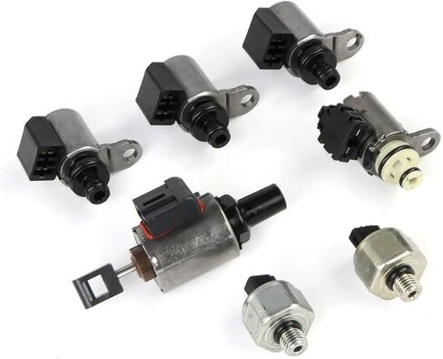 1set CVT Transmissions Valve Body Solenoids JF011E RE0F10A F1CJA Compatible For Nissan Altima Rogue Sentra Compatible For Dodge Caliber L4 2.5L in Kuwait