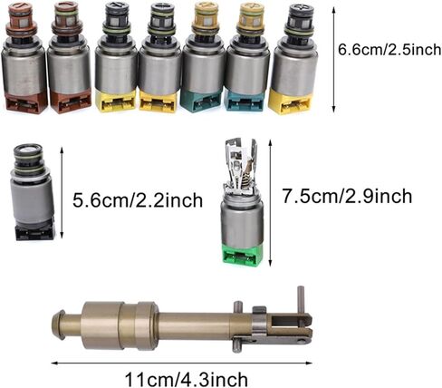 6HP21 6HP28 ناقل الحركة الملف اللولبي عدة متوافق ل BMW 528i 535i 740i X5 X6 Alpina B7 جاكوار 1068298047 6HP21X 6HP28X ZF6HP21 ZF6HP28 in Kuwait