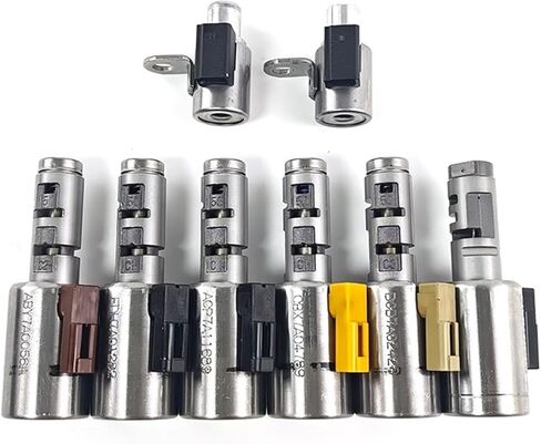 8 قطعة 09 جرام كبير صمام الملف اللولبي نقل الملف اللولبي مجموعة متوافق مع VW متوافق لأودي Mini 2003-On TF-60SN TF60SN 6-speed in Kuwait