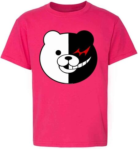 مواضيع البوب ​​دانغان | تي شيرت Ronpa Monokuma Face Anime للشباب والأطفال والبنات والأولاد in Saudi Arabia