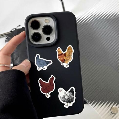 500Pcs Cute Cartoon Chicken Stickers - 1Inch Round Self Adhesive Stickers, Aesthetic Water Bottle Stickers, Envelope Seal Labels, Gift Decor Paster for Scrapbooking, Laptops in Kuwait