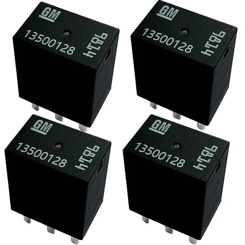 4 قطع 13500128 مرحل 35A 12VDC 5-Pin، مرحل صغير متعدد الأغراض in Saudi Arabia