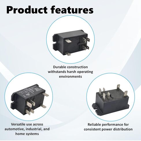 T92P7D22-12 General Purpose High Power Relay 12VDC 30A 6 Pins, DPST-NO in Saudi Arabia