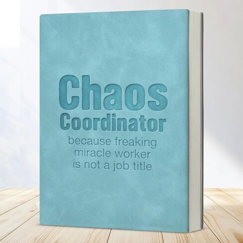 Chaos Coordinator Notebook Because Freaking Miracle Worker Is Not a Job Title Journal Funny Office Gift for Coworker Boss-Blue in Saudi Arabia