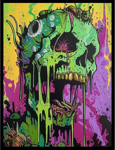 MTG (Pop Art Skull) 100ct Matte TCG Art Card Sleeves by Ai Armor in Kuwait