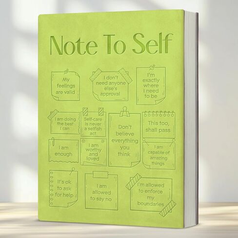Note to Self Motivational 160 Pages Journal Notebook - Mental Health Gifts for Women Men Friends - School Counselor Therapist Office Gifts Writing Notebook in Saudi Arabia