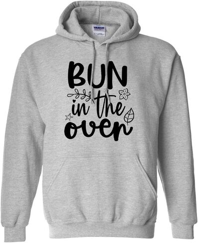 Bun in The Oven Pregnancy Hoodie Sweatshirt Unisex in Saudi Arabia