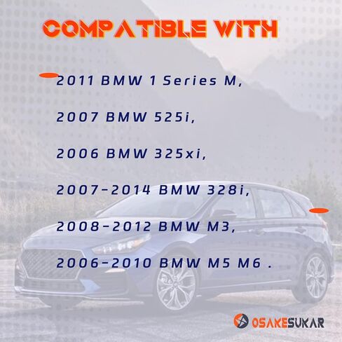 Windshield Washer Pump Compatible with BMW E90,E60, 525i, 328i, 325xi, 335i, 325i, M3, M5, M6,Replacement OEM# 67127302589,21323-232316A,67126934159 in Kuwait