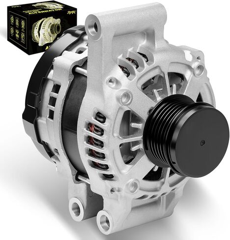 Oktiger Upgraded Alternator for Toyota Camry 2018 2019 2020 2021 2022 2023 2.5L, Corolla 2019-2022 2.0L, for Rav4 2019-2022 2.5L, L4 12V 100A Clockwise 6-Groove Pulley, OE 27060-25010 in Saudi Arabia