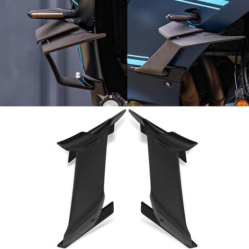 for Ninja650 ninja650 2025 2024-2020 Accessories Fixed Wing Body Slide Guard car Shell Protection kit Spoiler Side Wing Fairing Extension Cover Side Wing in Kuwait