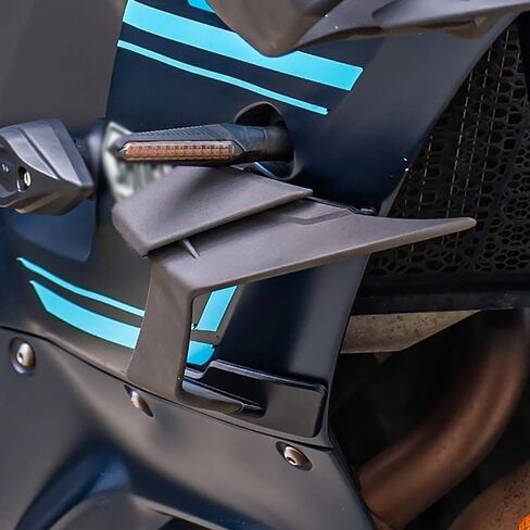 for Ninja650 ninja650 2025 2024-2020 Accessories Fixed Wing Body Slide Guard car Shell Protection kit Spoiler Side Wing Fairing Extension Cover Side Wing in Kuwait