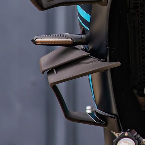 for Ninja650 ninja650 2025 2024-2020 Accessories Fixed Wing Body Slide Guard car Shell Protection kit Spoiler Side Wing Fairing Extension Cover Side Wing in Kuwait