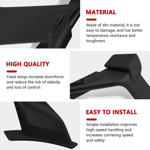 for Ninja650 ninja650 2025 2024-2020 Accessories Fixed Wing Body Slide Guard car Shell Protection kit Spoiler Side Wing Fairing Extension Cover Side Wing in Kuwait