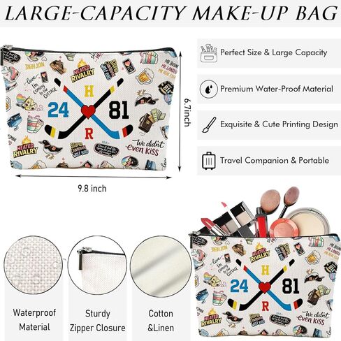 حقيبة مكياج هيت ريفالري للنساء، حقيبة مستحضرات تجميل هيت ريفالري ميرش هدايا لها، أم الابنة، الممرضة، التخرج أو عيد الميلاد in Kuwait