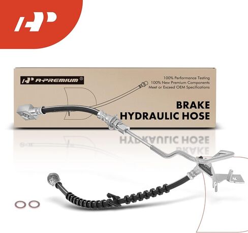 A-Premium Rear Passenger Brake Hydraulic Hose Compatible with Select Chrysler and Dodge Models - Grand Caravan 2001-2004, Town & Country 2001-2004, AWD - Replace# 4683792AD in Saudi Arabia