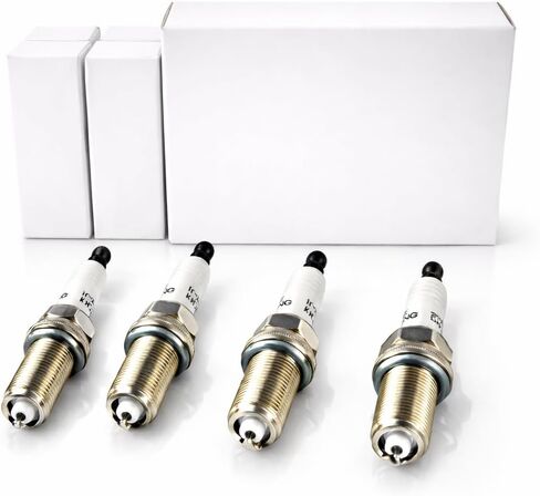 Iridium Spark Plugs 4 Pack | Fit for 2013-2018 Nissan Altima 2.5L, 2014-2020 Nissan Rogue 2.5L | Replaces 94702, DF6H-11A in Kuwait