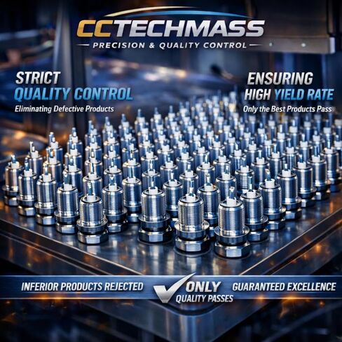 Iridium Spark Plugs, 4-Pack (LTR6IX) - Compatible with 2012-2019 Ford Edge/Escape/Explorer/Focus/Fusion/Taurus, Lincoln MKC/MKZ, Chevy Malibu & Cadillac ATS/CTS 2.0L L4 in Kuwait