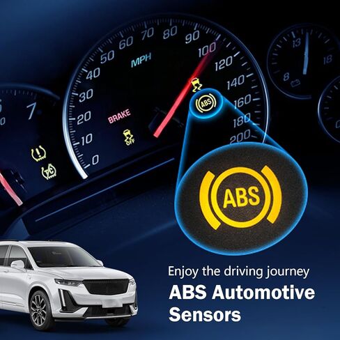 2 PCS ABS Wheel Speed Sensors, Front Wheel Speed Sensor, OEM 15037208 ALS482, Compatible with 1999-2006 Chevy GMC Select Models in Saudi Arabia