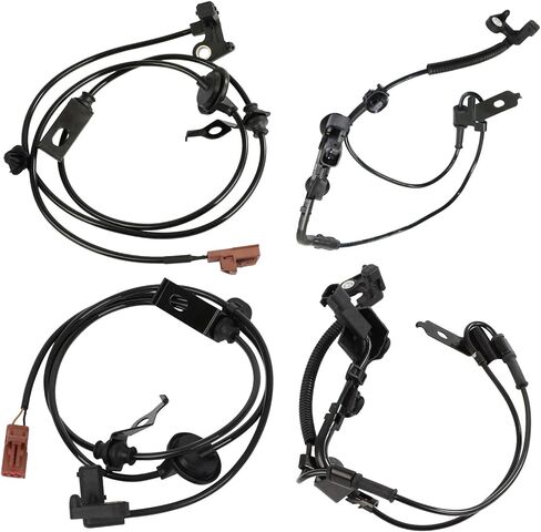 4PC Front & Rear ABS Wheel Speed Sensors for Ford Fusion 2010-2012,for Lincoln MKZ 2012, for Mercury Milan 2011,ABS Sensors Replaces AE5Z2C205B AE5C2C204AC 6E5Z2C187AA 6E5Z2C182AA in Kuwait