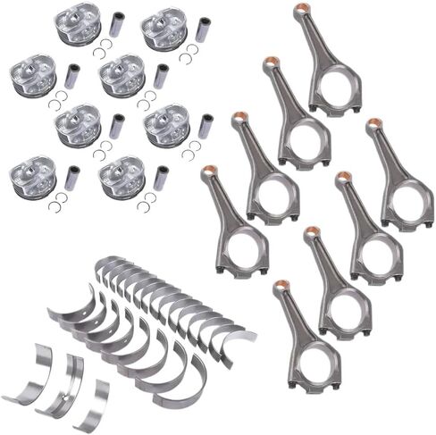 Engine Crankshaft Connecting Rods Piston Rings Set Compatible With AJ133 5.0 V8 in Saudi Arabia