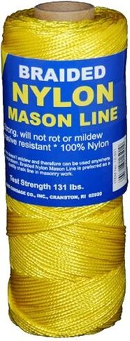 T.W Evans Cordage 12-503 Number-1 Braided Nylon Mason Line, 250-Feet, Yellow in Saudi Arabia