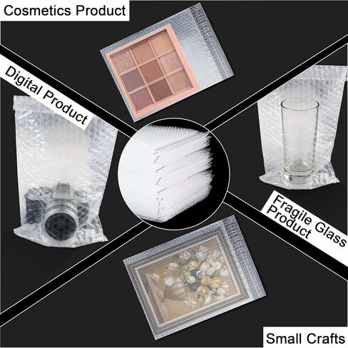 30Pcs 9" x 12" Bubble Self-sealing Bag Out Wrap Pouches Clear Bubble Pouches Wrap Bag for Shipping, Double Walled Bubble Cushioning Bags for Packing, Moving, Shipping, and Storage in Kuwait