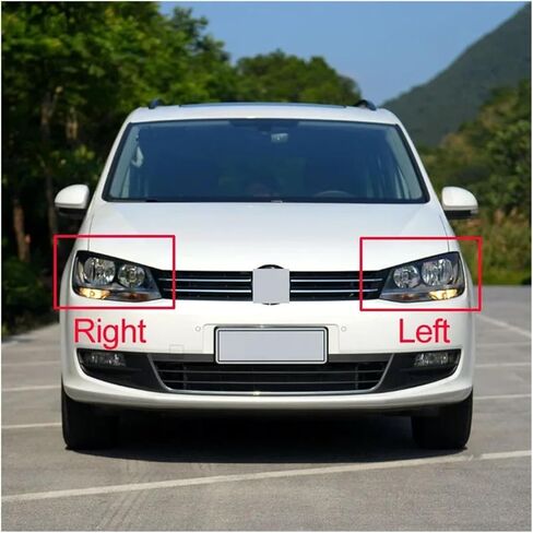 Compatible For VW Sharan 2012-2019 Headlamp Cover Headlight Shell Transparent Lens Replace Lampshade(Left) in Saudi Arabia