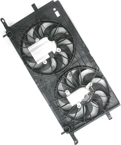 Dual Radiator and Condenser Fan Assembly for Pontiac Montana 2001 2002 2003 2004 2005 1 x in Saudi Arabia