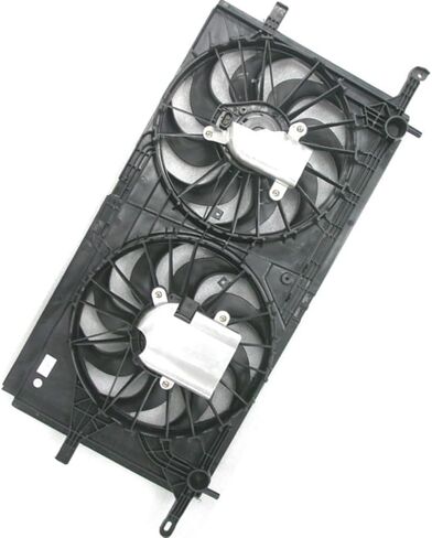 Dual Radiator and Condenser Fan Assembly for Pontiac Aztek 2001 2002 2003 2004 2005 1 x in Saudi Arabia