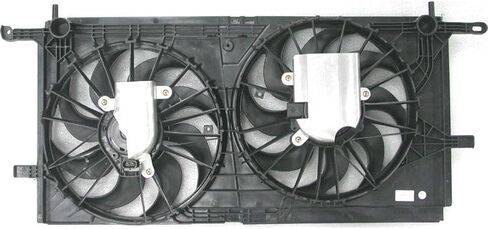 Dual Radiator and Condenser Fan Assembly for Buick Rendezvous 2002 2003 2004 2005 1 Piece in Saudi Arabia