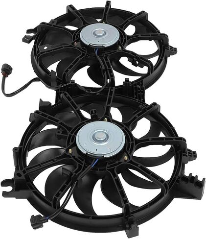 Cooling Fan Assembly Compatible with 2011-2012 for INFINITI for G25 2.5L 2008-2013 for INFINITI for G37 3.7L, Black Radiator Fan Direct Fit Replacement for Engine Cooling Fan in Saudi Arabia