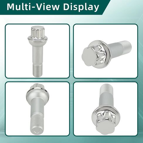 AUTOKAY Wheel Lug Nuts Bolt Stainless Steel Compatible with Mercedes Benz C200 ML500 S550 CL63 ML350 GLK350 CL500 GL450 (Pack of 5) in Kuwait