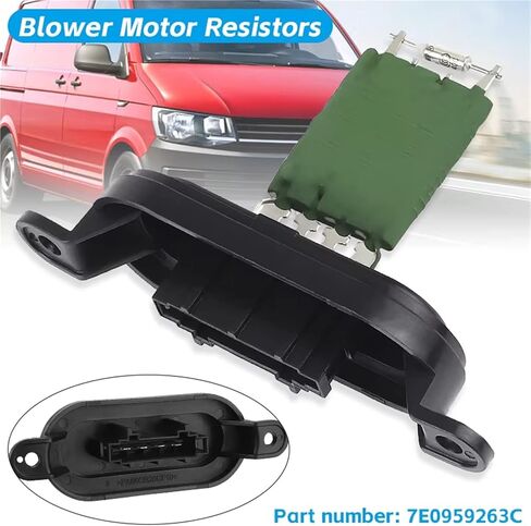 A/C Fan Control Resistor for VW for 2002 2003 2004 2005 2006 2007 2008 2009 2010 Car Heater Blower Fan Resistor 7E0959263C E0959263 in Saudi Arabia