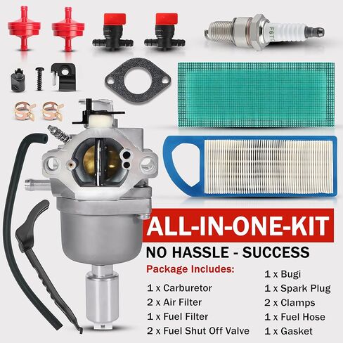 795365 594605 592224 Carburetor Carb Replace Nikki 697216 594492 595535 591734 591736 592953 593003 593028 593433 594593 697122 697141 697190 697215 698171 For Briggs Stratton 17hp 18hp 19Hp 20Hp 21Hp in Kuwait