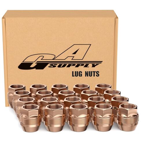GAsupply 24pcs 14x1.5 Lug Nuts Fit for Express Silverado Sierra 1500 Suburban C1500 K1500 Avalanche, 1.13" Tall 7/8" 22mm Hex, OEM Factory Open End Acorn Lugnuts Replacement for 6 Lug | 5 Lug Wheel in Kuwait